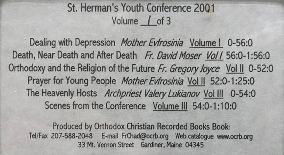 2001 St. Herman's Youth Conference - Cassette